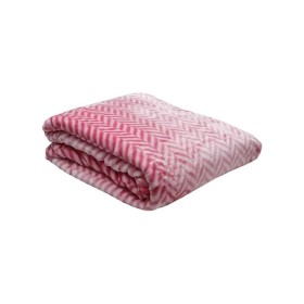 Anesis Fuchsia Super Double Velvet Jacquard Blanket 220x240